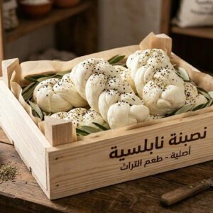 نصية جبن نابلسي من حليب اغنام